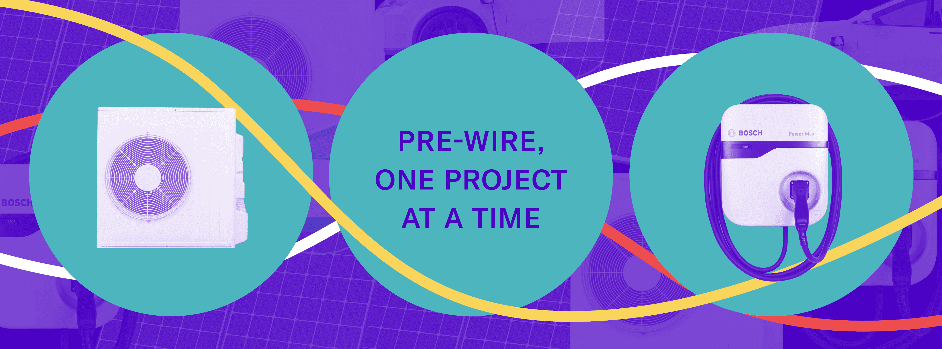 Pre-wire one project at a time.